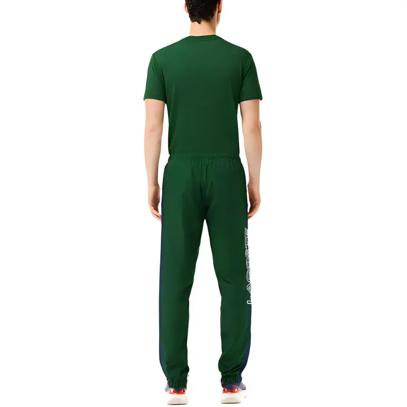 LACOSTE Knitted Sports Pants Men's Green-2