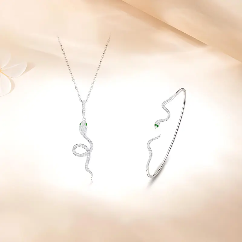 SUCH NICE S925 Silver Necklaces Women's-6