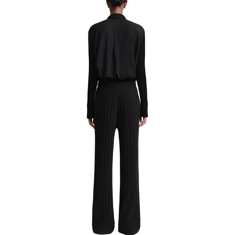 TOTEME Cable Knit Drawstring Pants-2