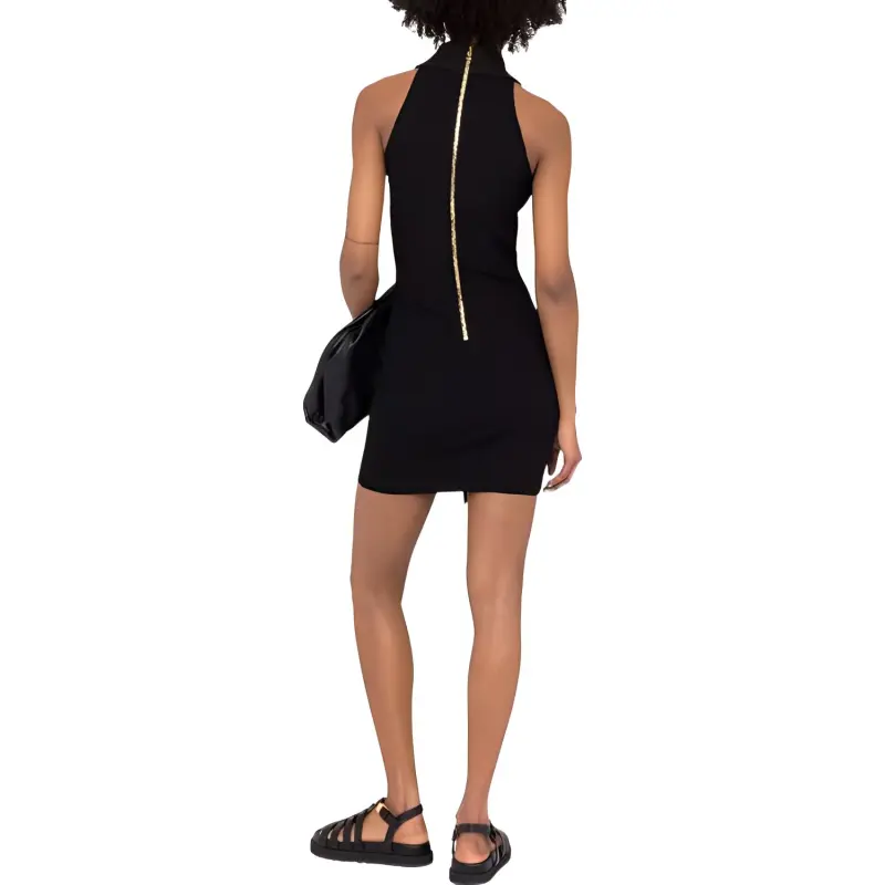 BALMAIN Sleeveless Dresses Women's Black-2