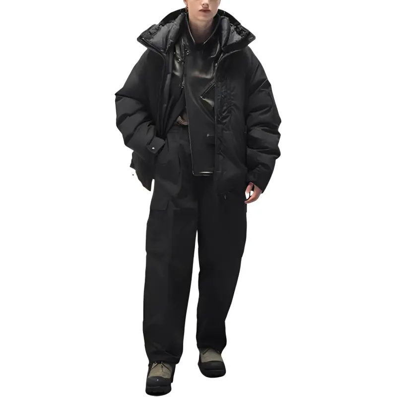 Monkey Time X THE NORTH FACE PURPLE LABEL Down Jackets Unisex Black-2