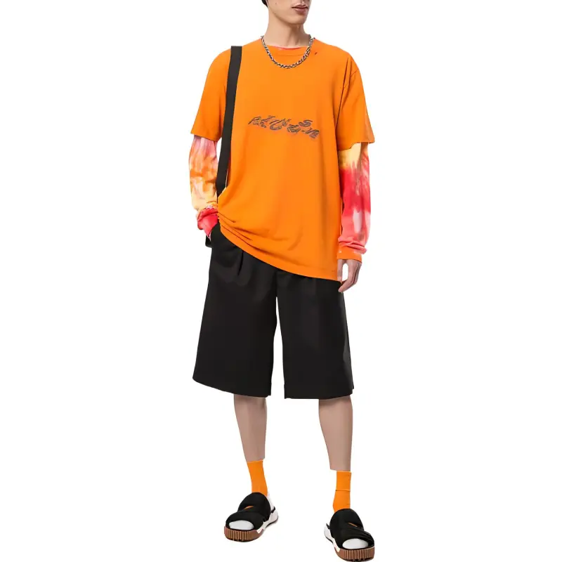 OFF WHITE SS22 T Shirts Men Orange-1