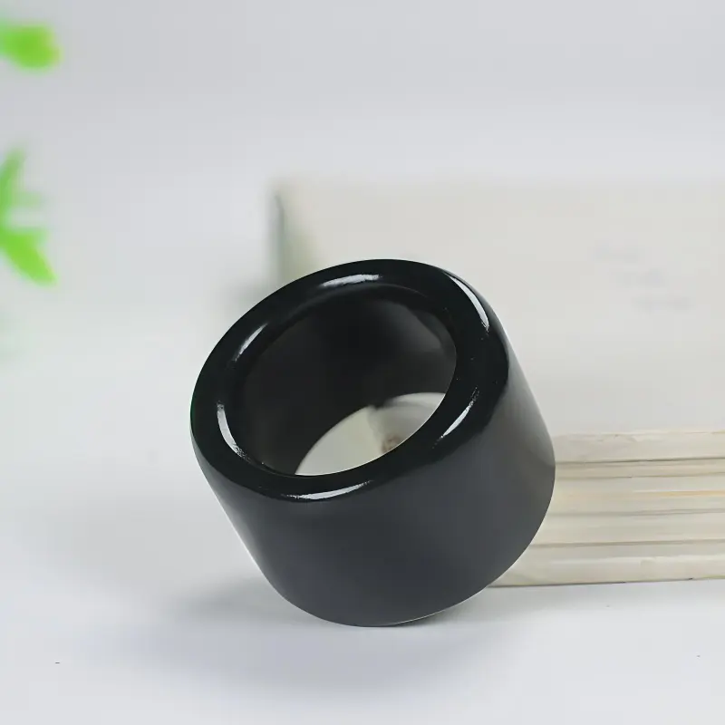 Shujie Hetian Jade Green Jade Men's-5