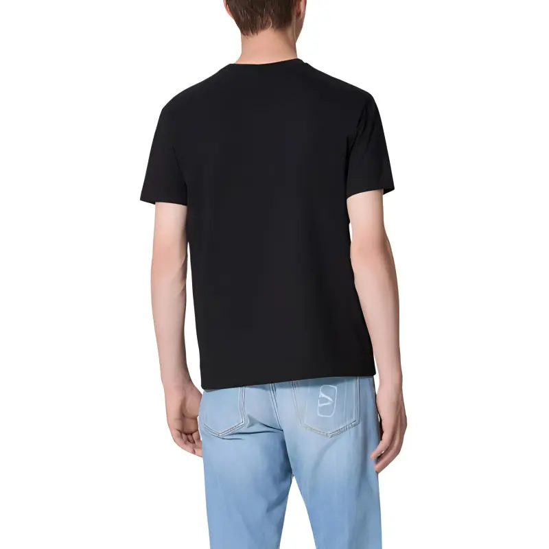 Valentino Garavani Logo Printed Crew Neck T Shirt-3