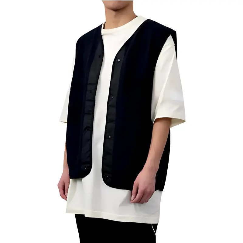 Y 3 Vests Men Black-3