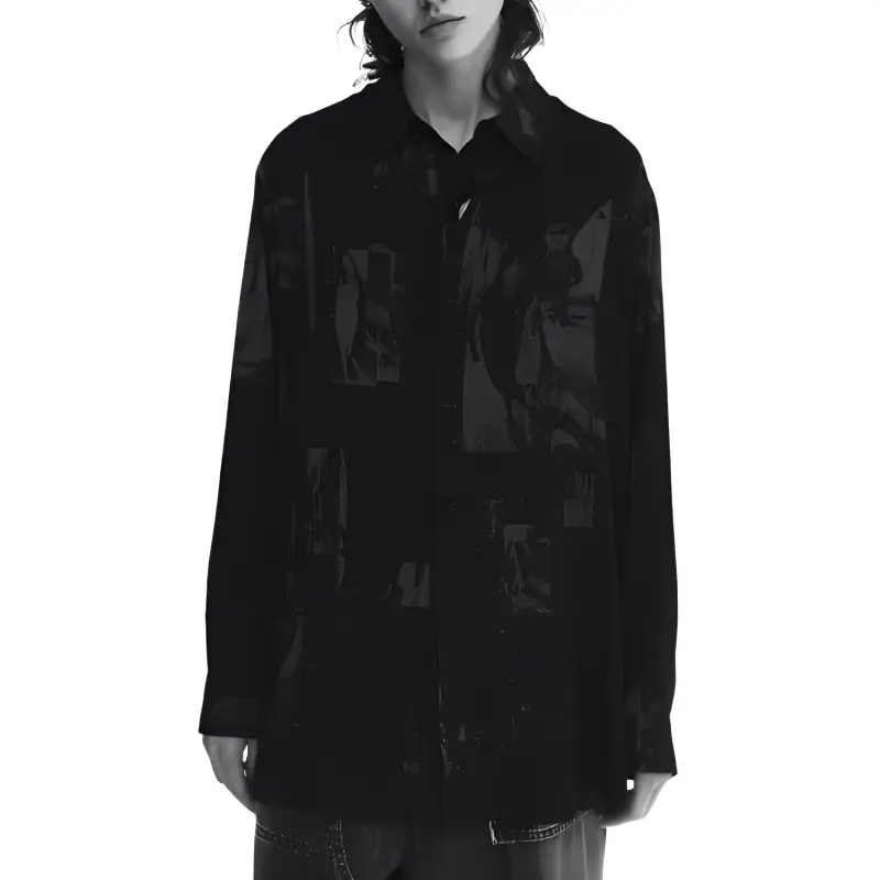 Yohji Yamamoto x MAX VADUKUL Y's SS24 Shirt Women's Black-2