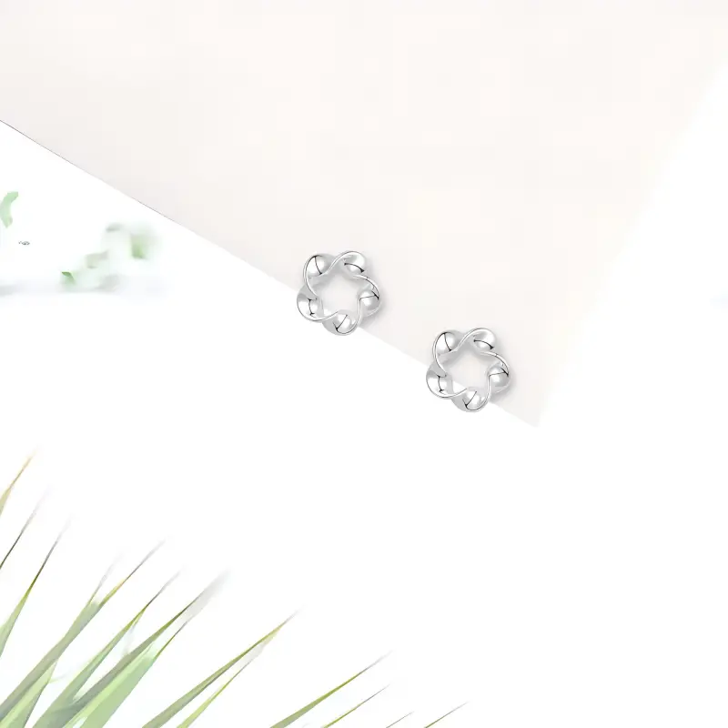 EUA Alloy Stud Earrings Women's-1