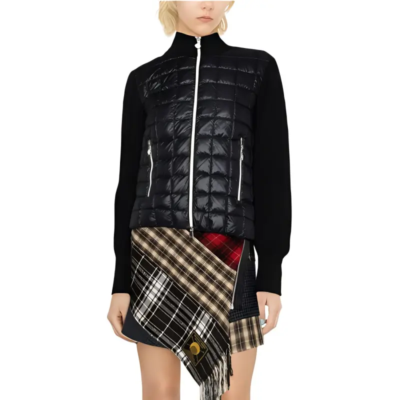 Moncler Zip-Up Long-Sleeved Cardigan-1