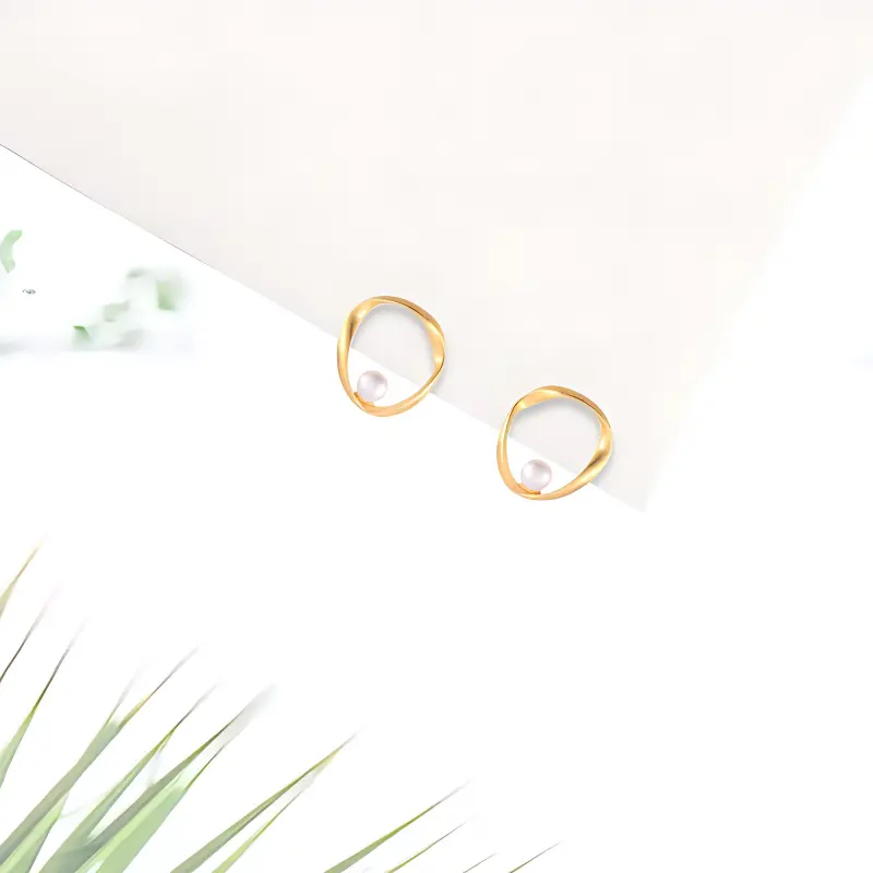 BHI Alloy Stud Earrings Women's-1