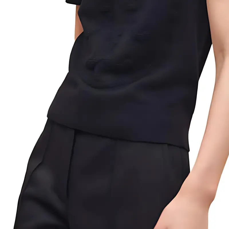 HERMES FW22 Cashmere Sweater Women's Black-4
