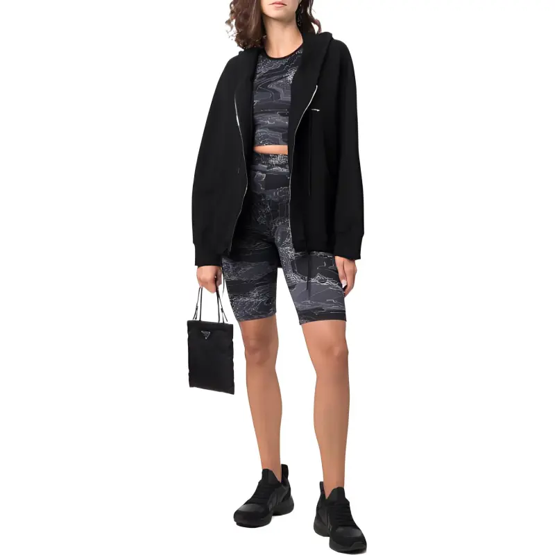 McQ Alexander McQueen Graphic Printed Cycling Shorts-1