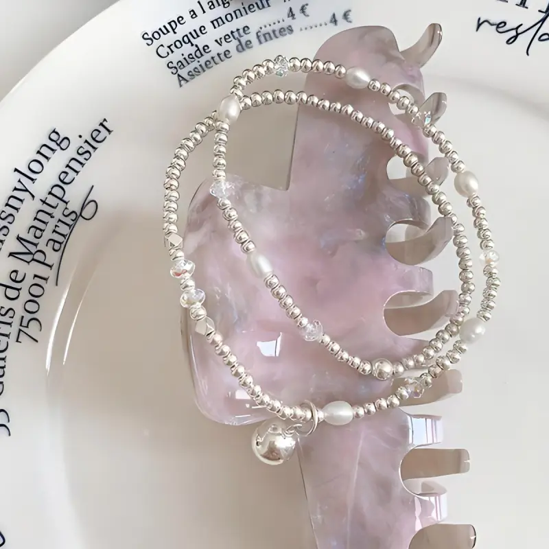 DAN DREAM Colored Glaze Jade Bracelets Women's-4