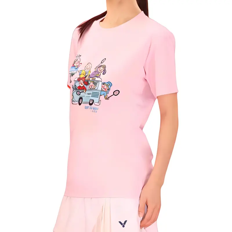 VICTOR T-Shirt Unisex Soft Pink-1