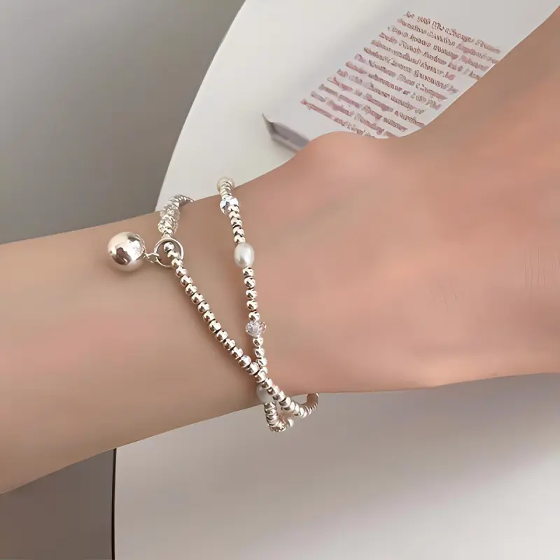 DAN DREAM Colored Glaze Jade Bracelets Women's-1