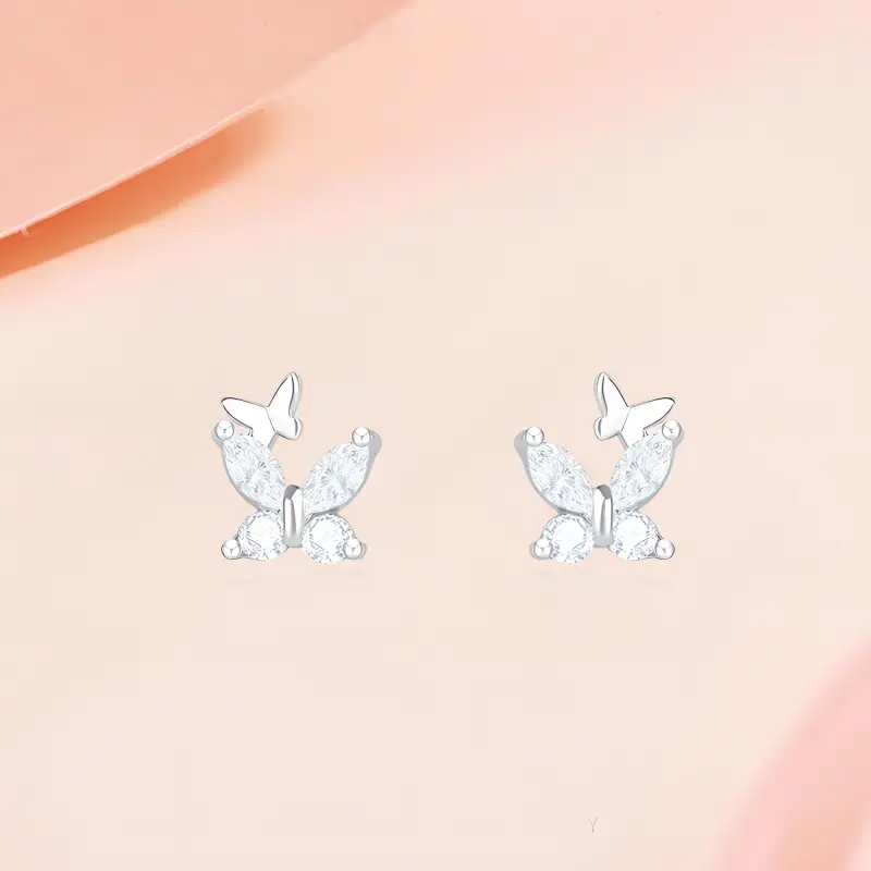 SWEET PLANET S999 Fine Silver Stud Earrings Women's-4