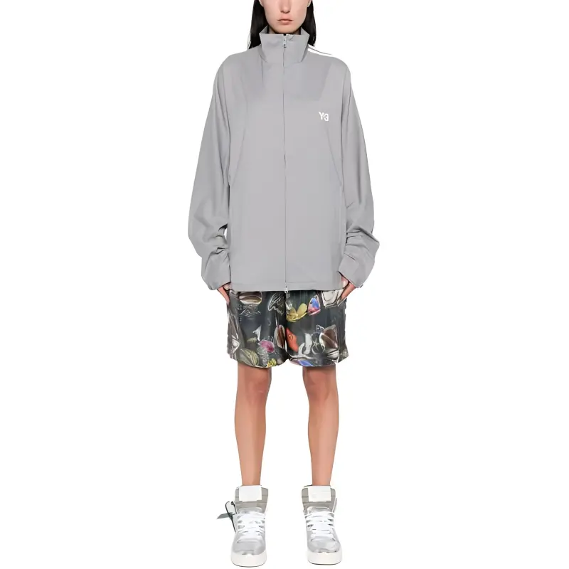 Y 3 Free Shipping With AdiClub Y 3 Refined Wool 3 Stripes Track Top-3