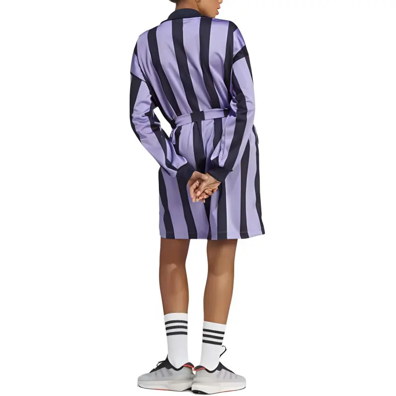 Adidas Long Sleeved Dress Women's Purple-3