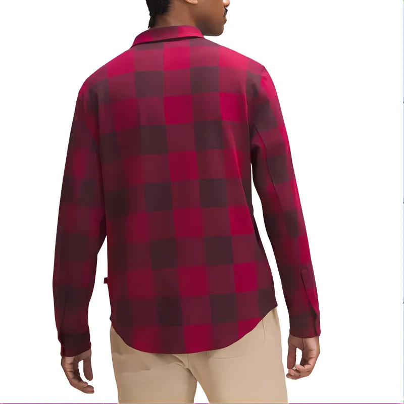Lululemon Soft Knit Shirt Men's Red-1