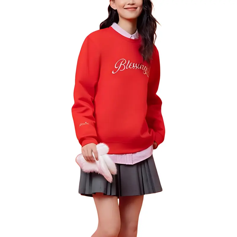 XTEP Sweatshirt Women's Enchanted Red-2