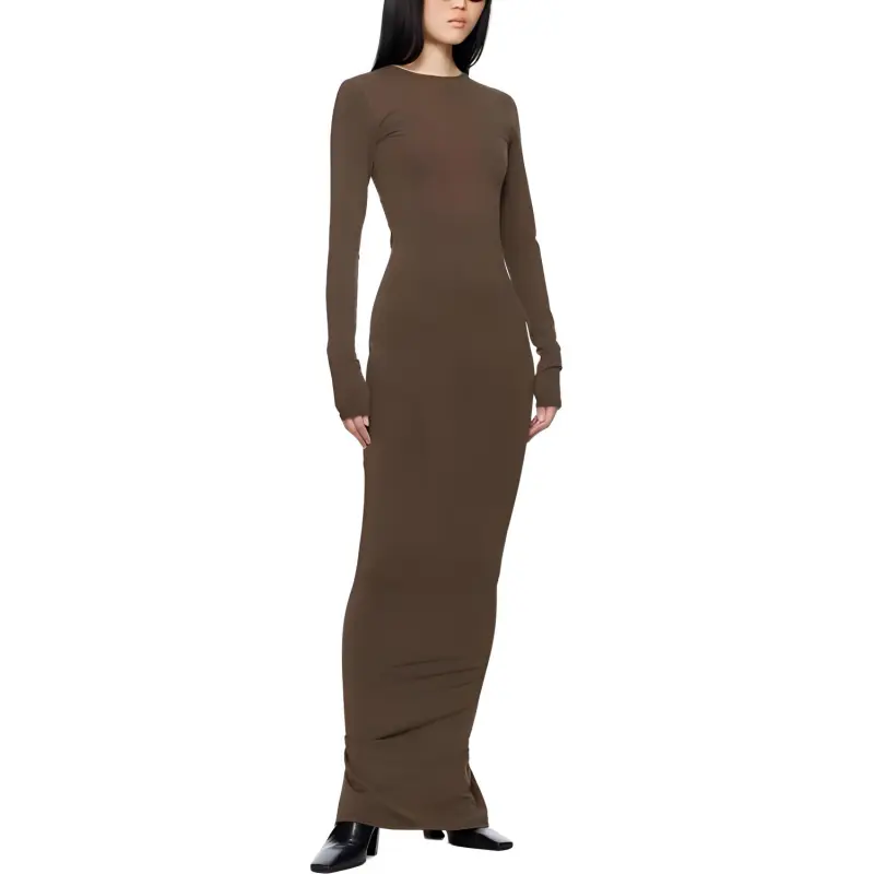 Entire Studios Long-Sleeved Dresses Women's Brown-1