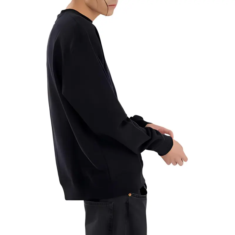 Kappa Sweatshirts Men Black-4
