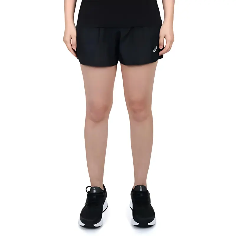 Asics Sports Shorts Women's Black Silver-2