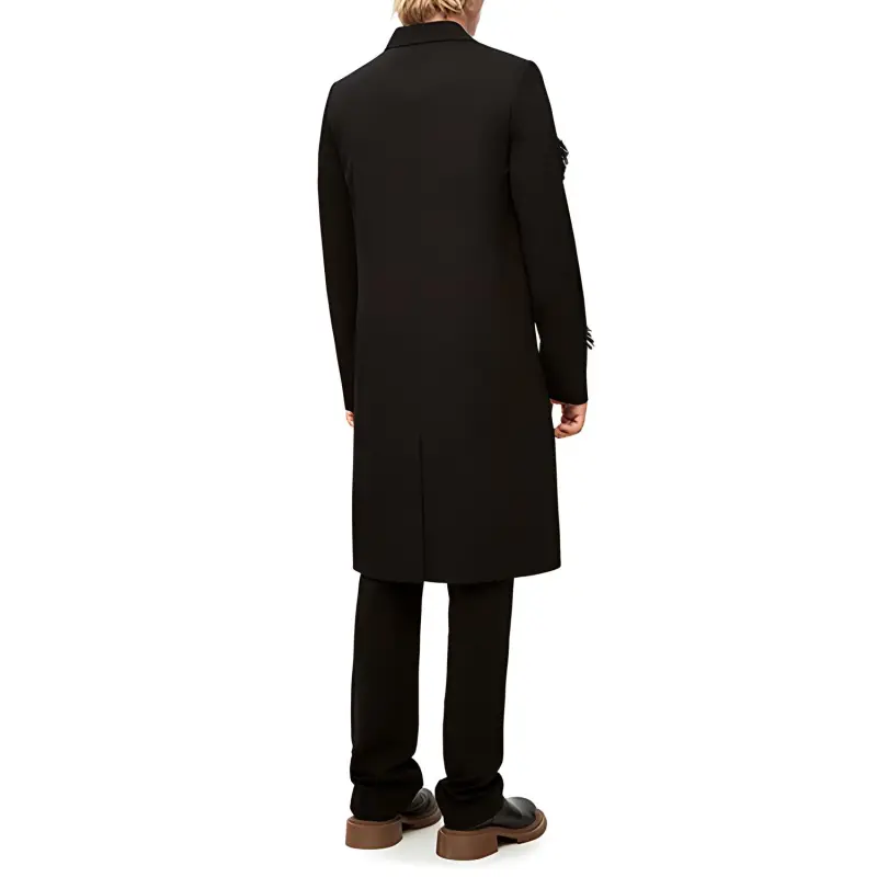 LOEWE SS23 LOEWE X The Moving Castle By Hayao Miyazaki Capsule Collection Coat Men's Black-3