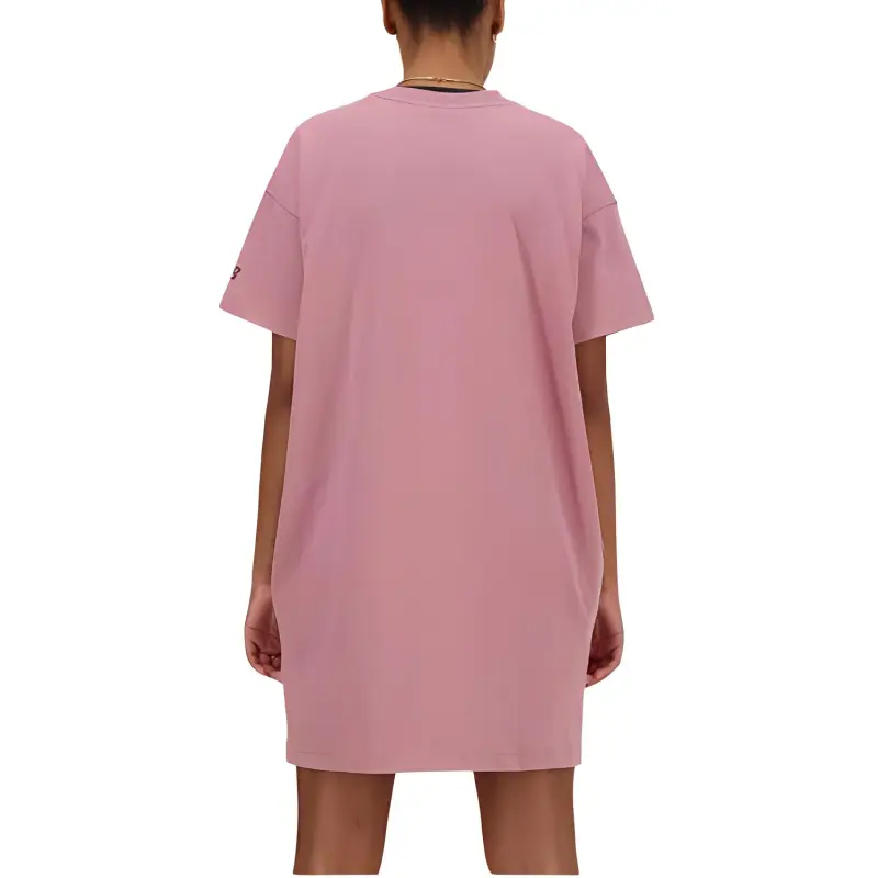 New Balance Short Sleeved Dress Women's Pink-1