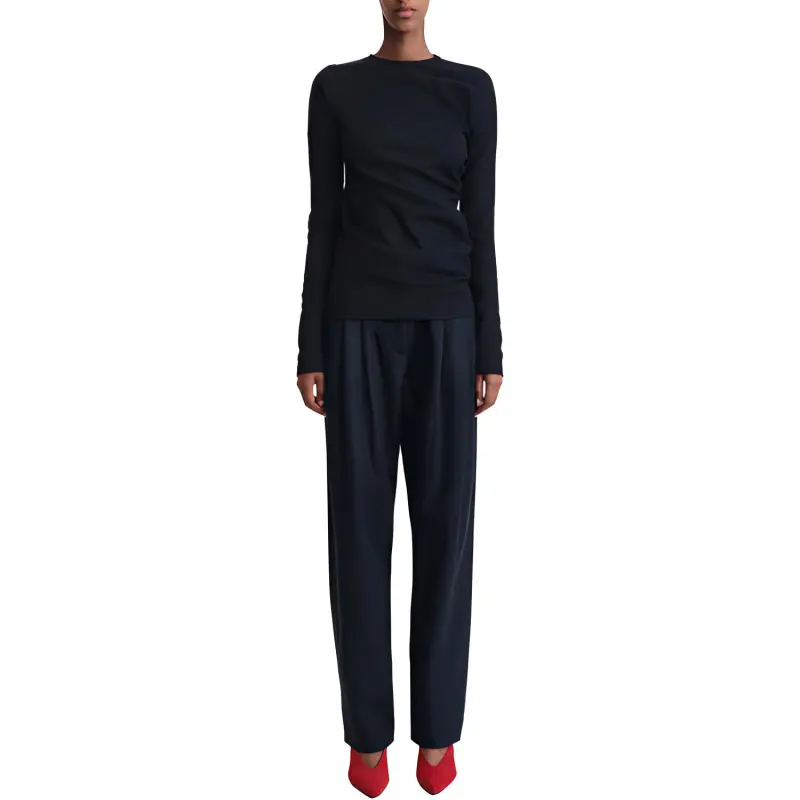 TOTEME Crew-neck Long-sleeve Jumper-1