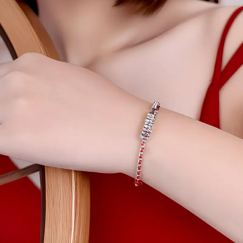 YUJIANDOUDOU S925 Silver Bracelets Women's-1