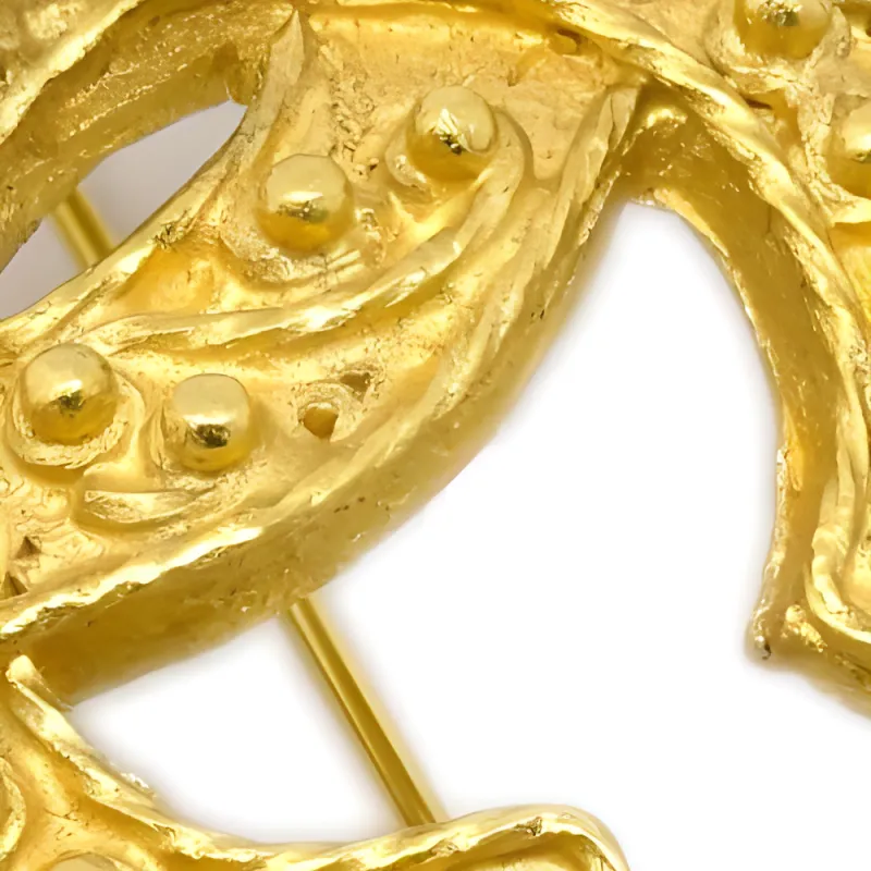 CHANEL 1994 Cc Rhombus Brooch-2