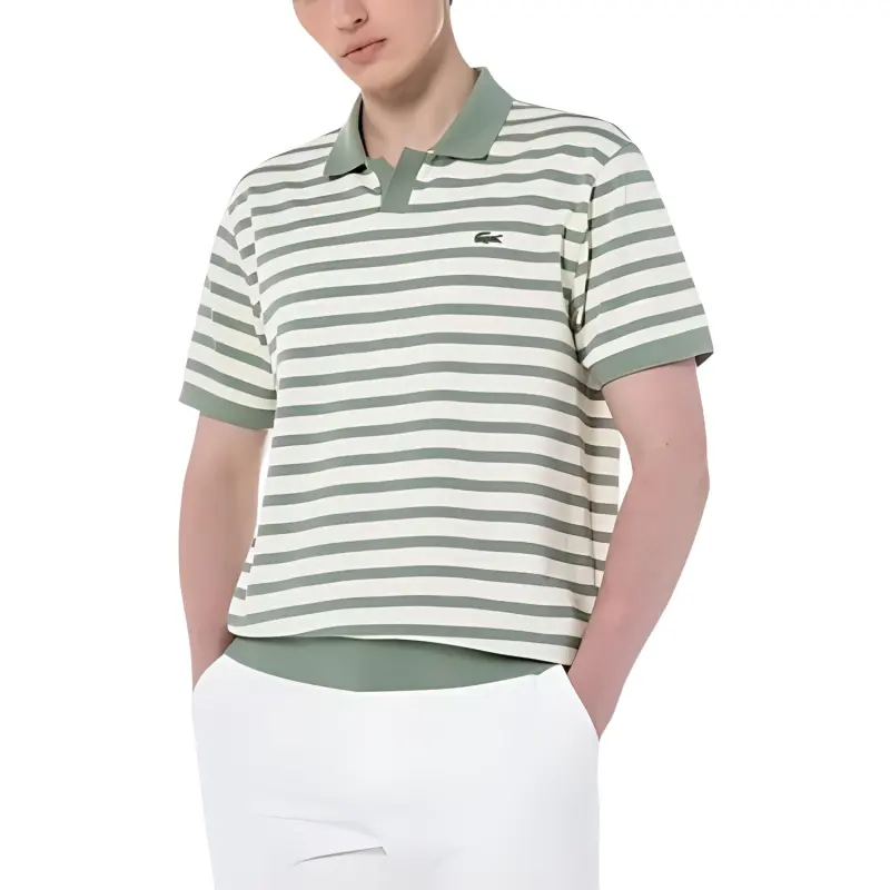 LACOSTE Polo Shirts Men Light Green-1