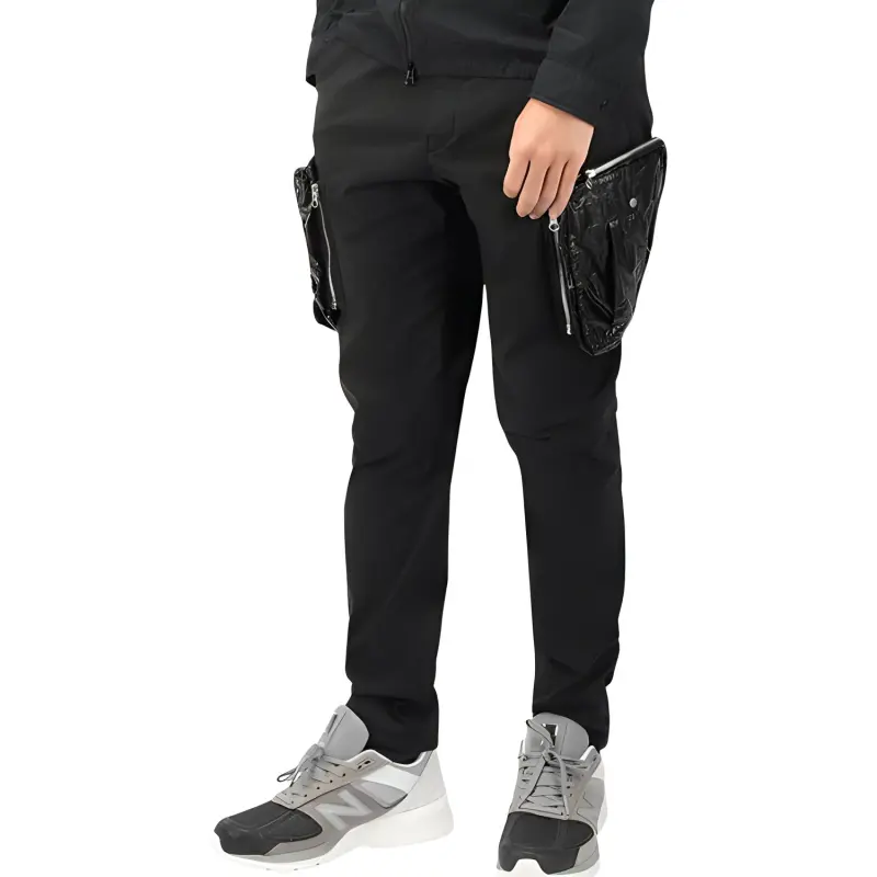 STONE ISLAND STONE ISLAND SHADOW PROJECT Series Cargo Pants Men Black-4