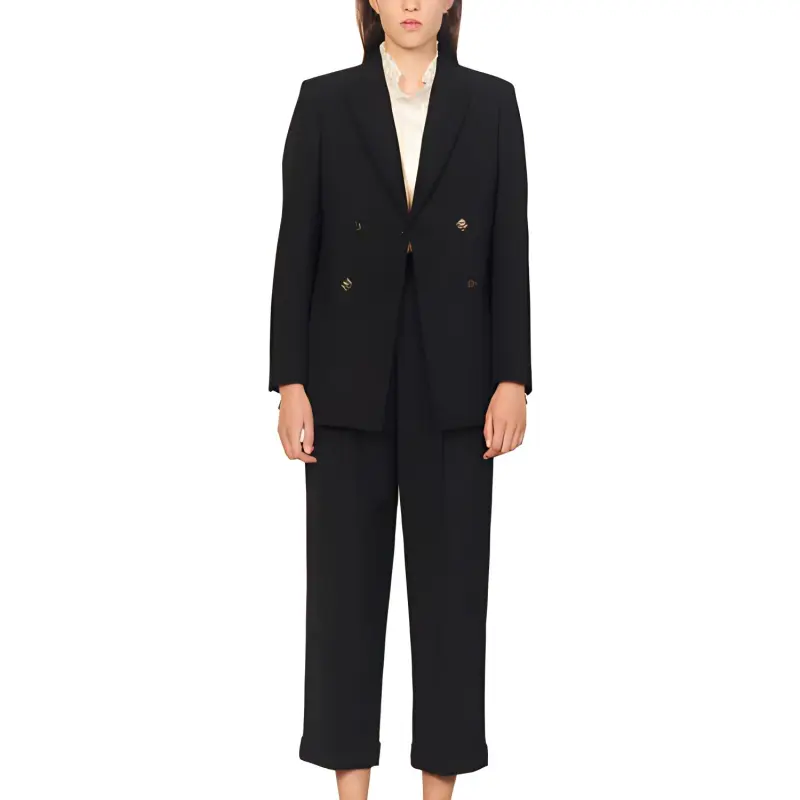 Sandro Malory Double-breasted Blazer-1