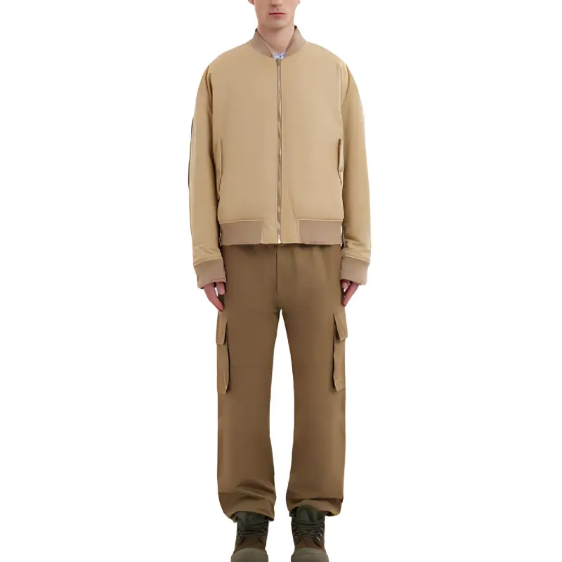 MARNI Contrast Back Twill Bomber Jacket-2
