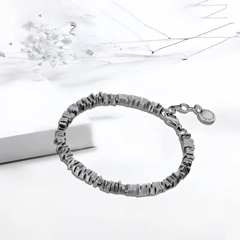D.K.X Silver Plated Bracelets Men's-1