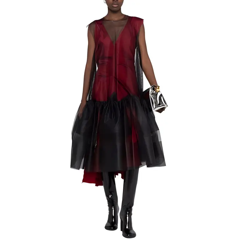 Maison Margiela Flounced Tulle Minidress-5