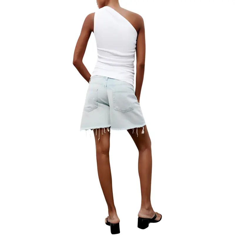 ZARA Tank Tops Women's White-3