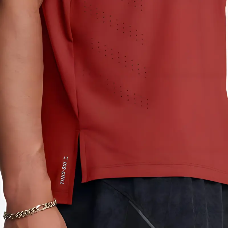 Under Armour Launch Elite T Shirt Men's Terracotta Red-5