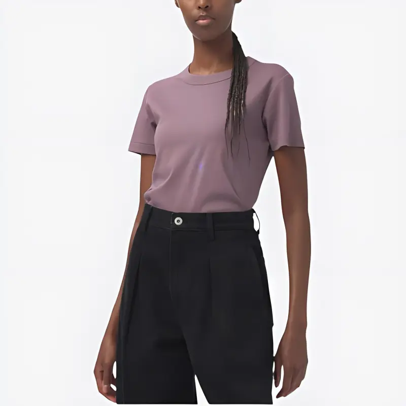 UNIQLO Regular T-Shirt Women's Violet-1