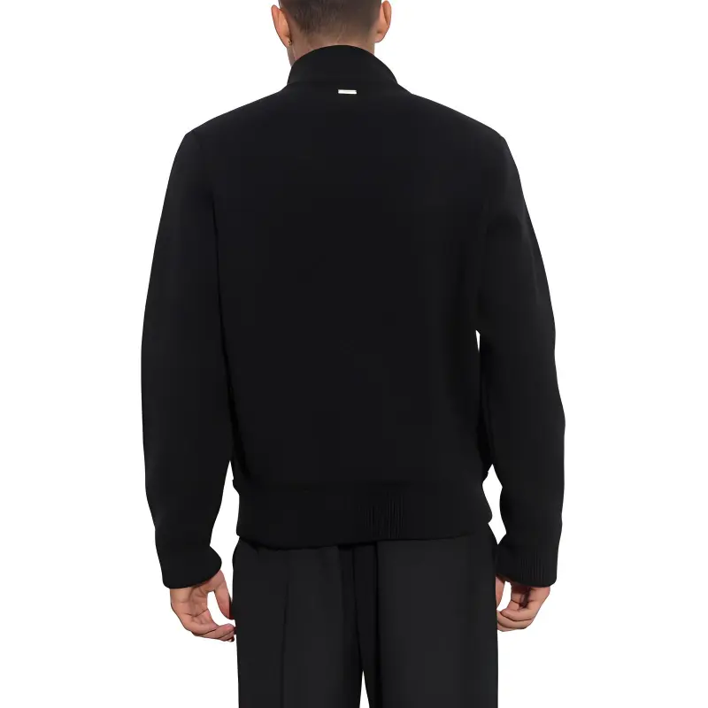 Ferragamo Zip Up Panelled Cardigan-3