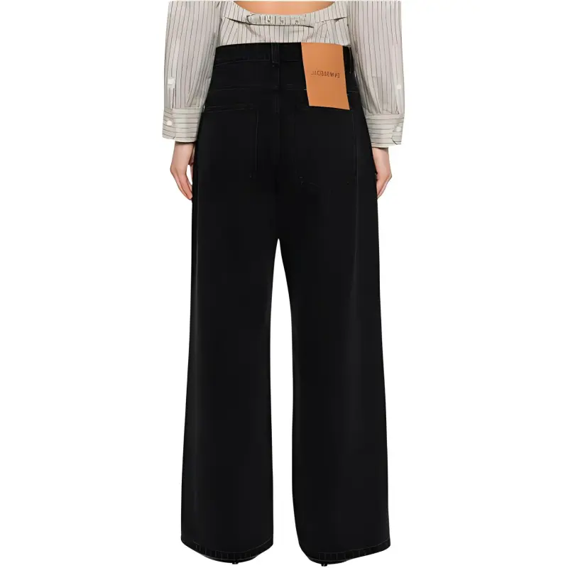 Jacquemus Le De-Nîmes Large Mid-rise Boyfriend Jeans-4