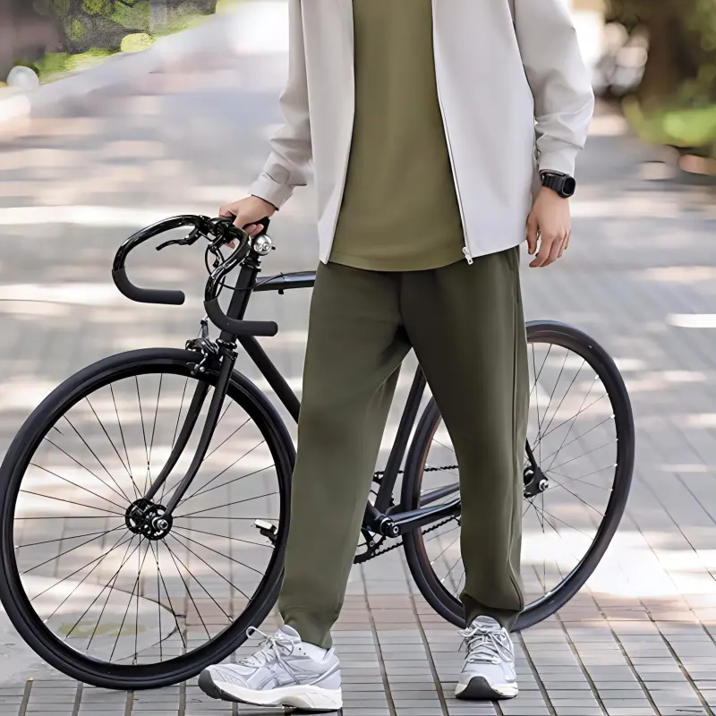 UNIQLO Casual Pants Unisex Dark Olive-1