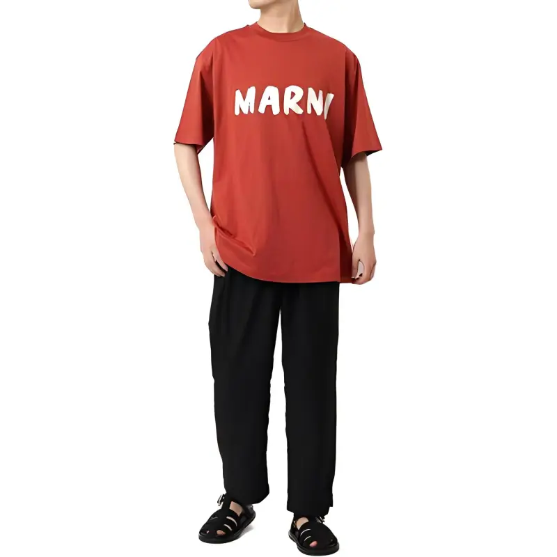 MARNI T Shirts Men Red-1