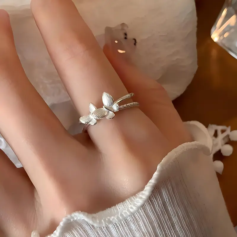 J&KINGLAY S925 Silver Rings Women's-1