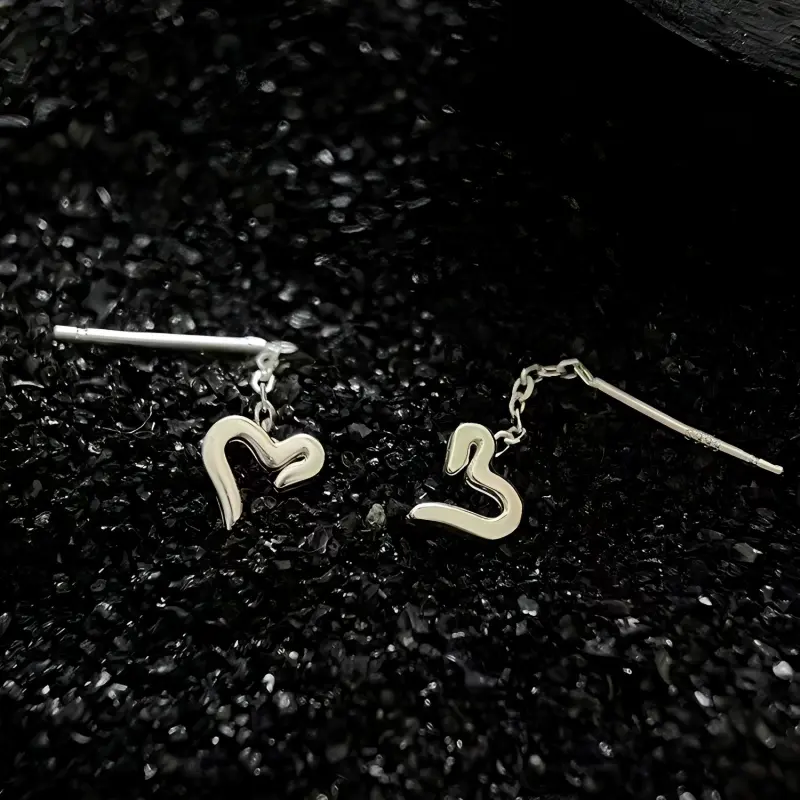 OLLBERNI 925 Sterling Silver Drop Earrings Women's-2