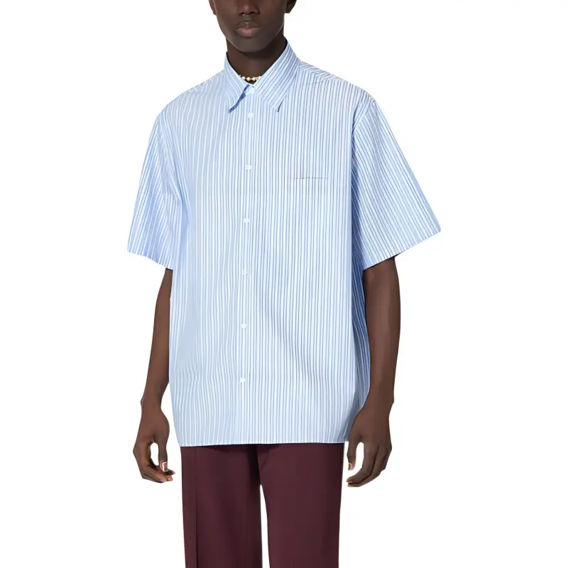 Valentino Shirts Men Sky Blue-1