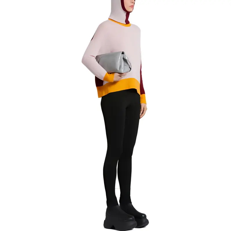 MARNI Color Blocked Crewneck Jumper-1