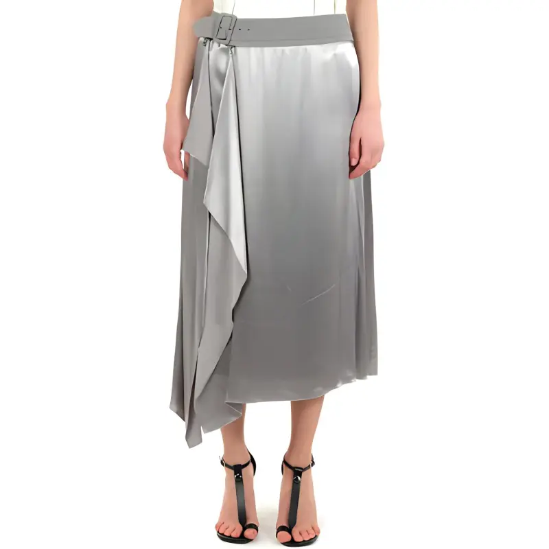 FENDI Satin finish Midi Skirt-3