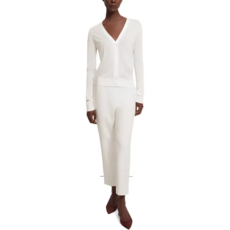 THEORY Fine-knit Wool Cardigan-1